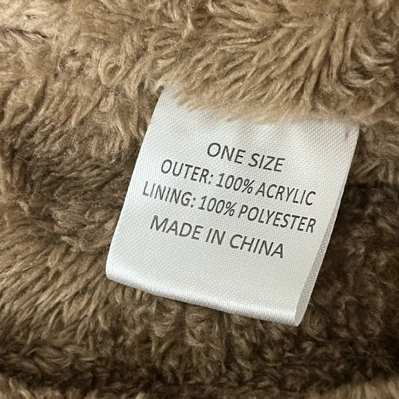 ADRIENNE LANDEAU Grey  Beanie Hat Sports Outdoor Normcore Gorpcore Winter O/s - Picture 6 of 7